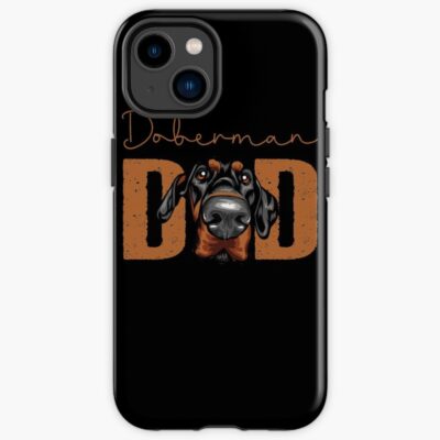 Doberman Dad Timeless Illustration Iphone Case