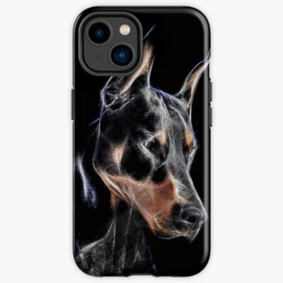 Doberman Graphic Artwork Iphone Case