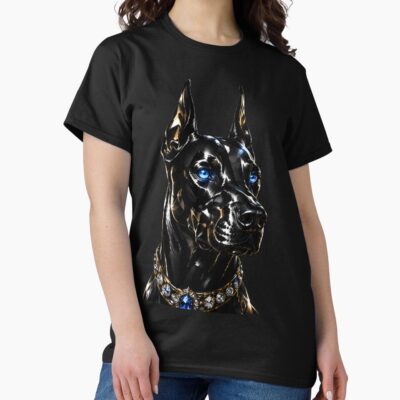 Doberman Minimalist Artwork T-shirt