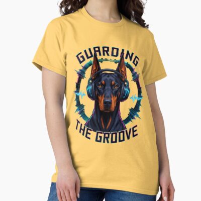 Doberman Aesthetic Artwork T-shirt