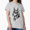 ssrcoclassic teewomens 02heather greyfrontproduct squarex1000 11 - Doberman Gifts