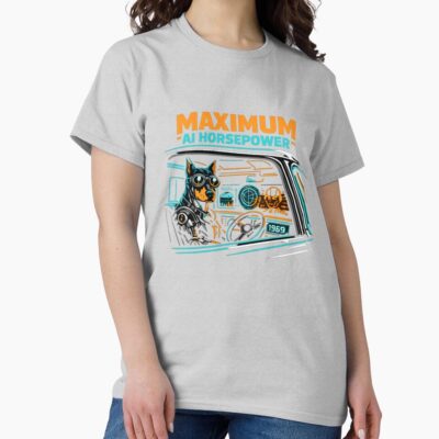 Doberman Retro Illustration T-shirt