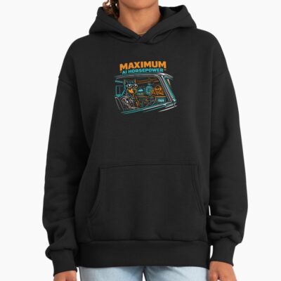 Doberman Retro Illustration Hoodie