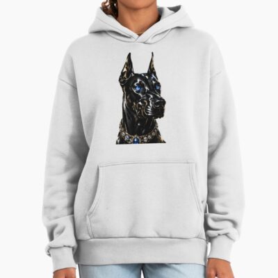 Doberman Minimalist Artwork Hoodie