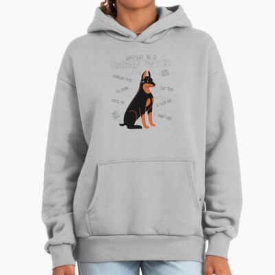 Doberman Modern Style Hoodie