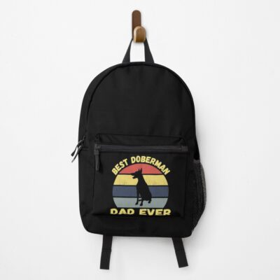 Doberman Dad Graphic Artwork Backpack