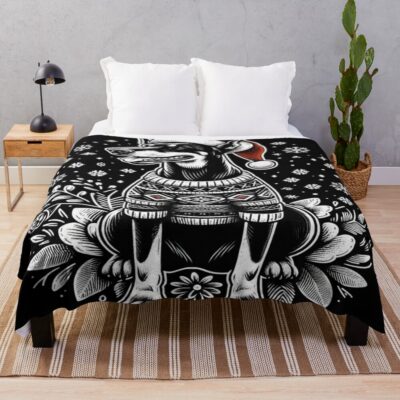 Doberman Signature Artwork Throw Blanket