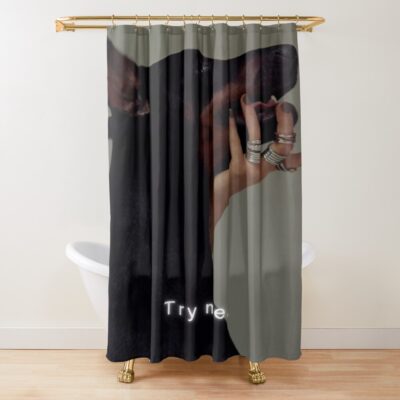 Doberman Graphic Design Shower Curtain