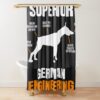 urshower curtain closedsquare1000x1000.1 4 - Doberman Gifts